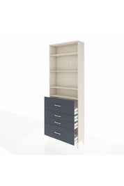 Arges Dolap 4 Raflı 4 Çekmeceli 88x30x243 - S33M158V2A