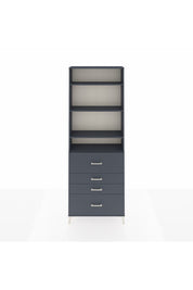 Arges Dolap 4 Raflı 4 Çekmeceli 88x30x243 - S33M158V5A