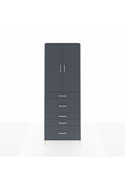 Arges Dolap 4 Raflı 5 Çekmeceli 2 Kapaklı 88x30x243 - S33M159V5A