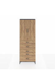 Arges Dolap 4 Raflı 5 Çekmeceli 2 Kapaklı 88x30x243 - S33M159V6A