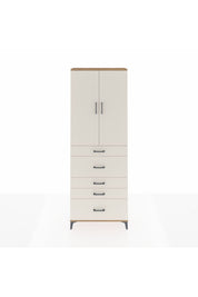 Arges Dolap 4 Raflı 5 Çekmeceli 2 Kapaklı 88x30x243 - S33M159V7A