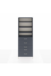 Arges Dolap 4 Raflı 5 Çekmeceli 88x30x243 - S33M160V5A