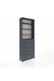 Arges Dolap 4 Raflı 5 Çekmeceli 88x30x243 - S33M160V5A