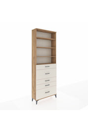 Arges Dolap 4 Raflı 5 Çekmeceli 88x30x243 - S33M160V7A