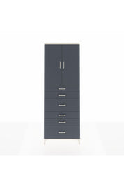 Arges Dolap 3 Raflı 6 Çekmeceli 2 Kapaklı 88x30x243 - S33M161V2A