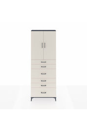 Arges Dolap 3 Raflı 6 Çekmeceli 2 Kapaklı 88x30x243 - S33M161V4A