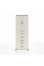 Arges Dolap 3 Raflı 6 Çekmeceli 2 Kapaklı 88x30x243 - S33M161V7A