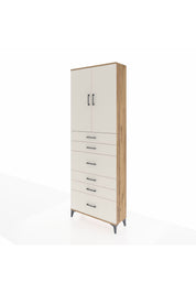 Arges Dolap 3 Raflı 6 Çekmeceli 2 Kapaklı 88x30x243 - S33M161V7A
