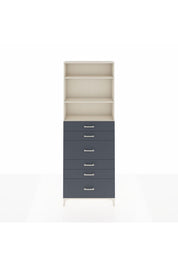 Arges Dolap 3 Raflı 6 Çekmeceli 88x30x243 - S33M162V2A