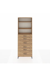 Arges Dolap 3 Raflı 6 Çekmeceli 88x30x243 - S33M162V9A