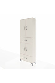 Arges Dolap 5 Raflı 2 Çekmeceli 4 Kapaklı 88x30x243 - S33M163V1A