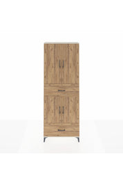 Arges Dolap 5 Raflı 2 Çekmeceli 4 Kapaklı 88x30x243 - S33M163V3A