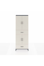 Arges Dolap 5 Raflı 2 Çekmeceli 4 Kapaklı 88x30x243 - S33M163V4A