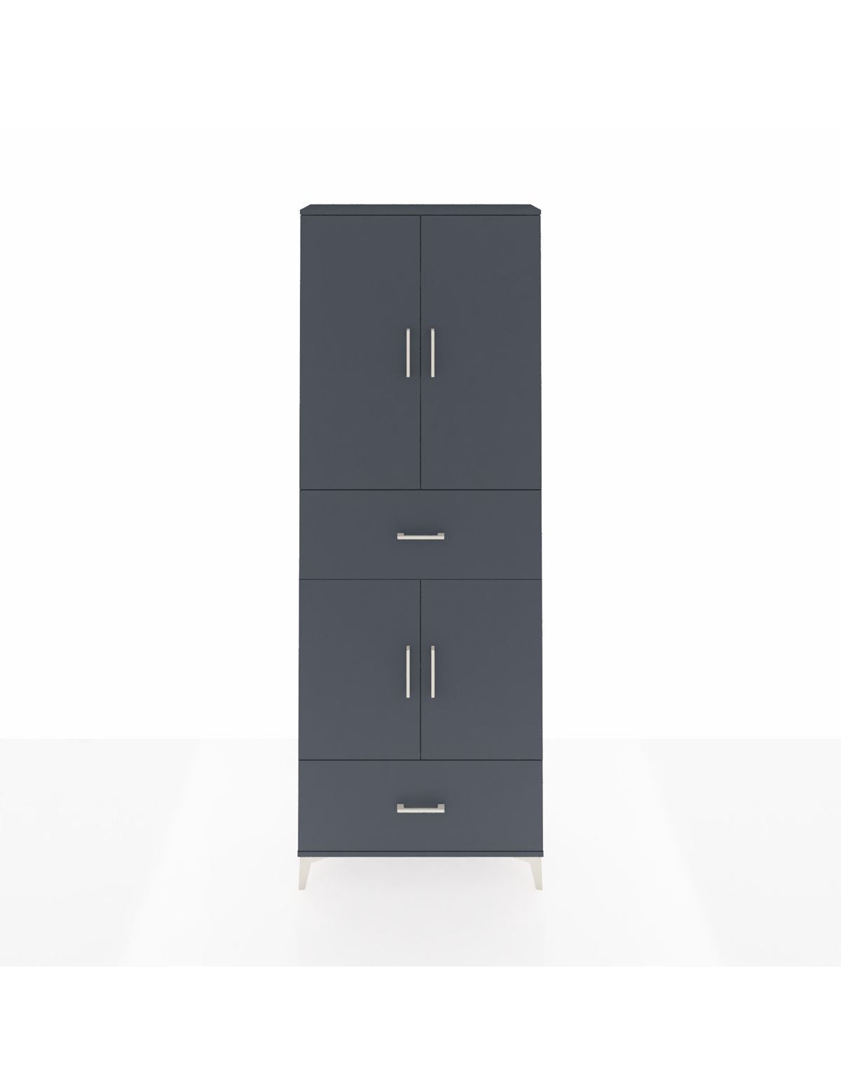 Arges Dolap 5 Raflı 2 Çekmeceli 4 Kapaklı 88x30x243 - S33M163V5A