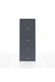 Arges Dolap 5 Raflı 2 Çekmeceli 4 Kapaklı 88x30x243 - S33M163V5A