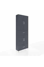 Arges Dolap 5 Raflı 2 Çekmeceli 4 Kapaklı 88x30x243 - S33M163V5A