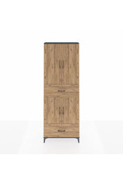 Arges Dolap 5 Raflı 2 Çekmeceli 4 Kapaklı 88x30x243 - S33M163V6A
