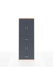 Arges Dolap 5 Raflı 2 Çekmeceli 4 Kapaklı 88x30x243 - S33M163V8A