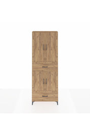 Arges Dolap 5 Raflı 2 Çekmeceli 4 Kapaklı 88x30x243 - S33M163V9A