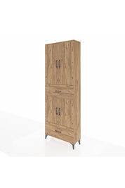 Arges Dolap 5 Raflı 2 Çekmeceli 4 Kapaklı 88x30x243 - S33M163V9A