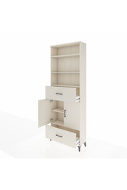 Arges Dolap 5 Raflı 2 Çekmeceli 2 Kapaklı 88x30x243 - S33M164V1A