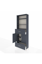 Arges Dolap 5 Raflı 2 Çekmeceli 2 Kapaklı 88x30x243 - S33M164V5A