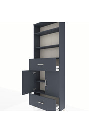 Arges Dolap 5 Raflı 2 Çekmeceli 2 Kapaklı 88x30x243 - S33M164V5A