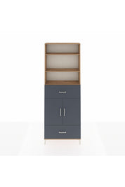 Arges Dolap 5 Raflı 2 Çekmeceli 2 Kapaklı 88x30x243 - S33M164V8A