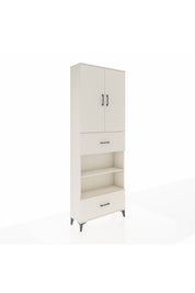 Arges Dolap 5 Raflı 2 Çekmeceli 2 Kapaklı 88x30x243 - S33M165V1A