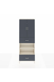 Arges Dolap 5 Raflı 2 Çekmeceli 2 Kapaklı 88x30x243 - S33M165V2A