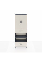 Arges Dolap 5 Raflı 2 Çekmeceli 2 Kapaklı 88x30x243 - S33M165V4A