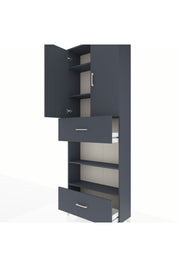 Arges Dolap 5 Raflı 2 Çekmeceli 2 Kapaklı 88x30x243 - S33M165V5A
