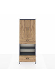 Arges Dolap 5 Raflı 2 Çekmeceli 2 Kapaklı 88x30x243 - S33M165V6A