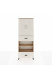 Arges Dolap 5 Raflı 2 Çekmeceli 2 Kapaklı 88x30x243 - S33M165V7A