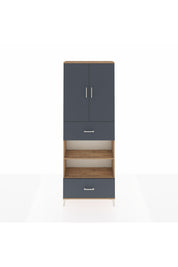 Arges Dolap 5 Raflı 2 Çekmeceli 2 Kapaklı 88x30x243 - S33M165V8A