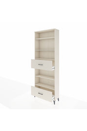Arges Dolap 5 Raflı 2 Çekmeceli 88x30x243 - S33M166V1A