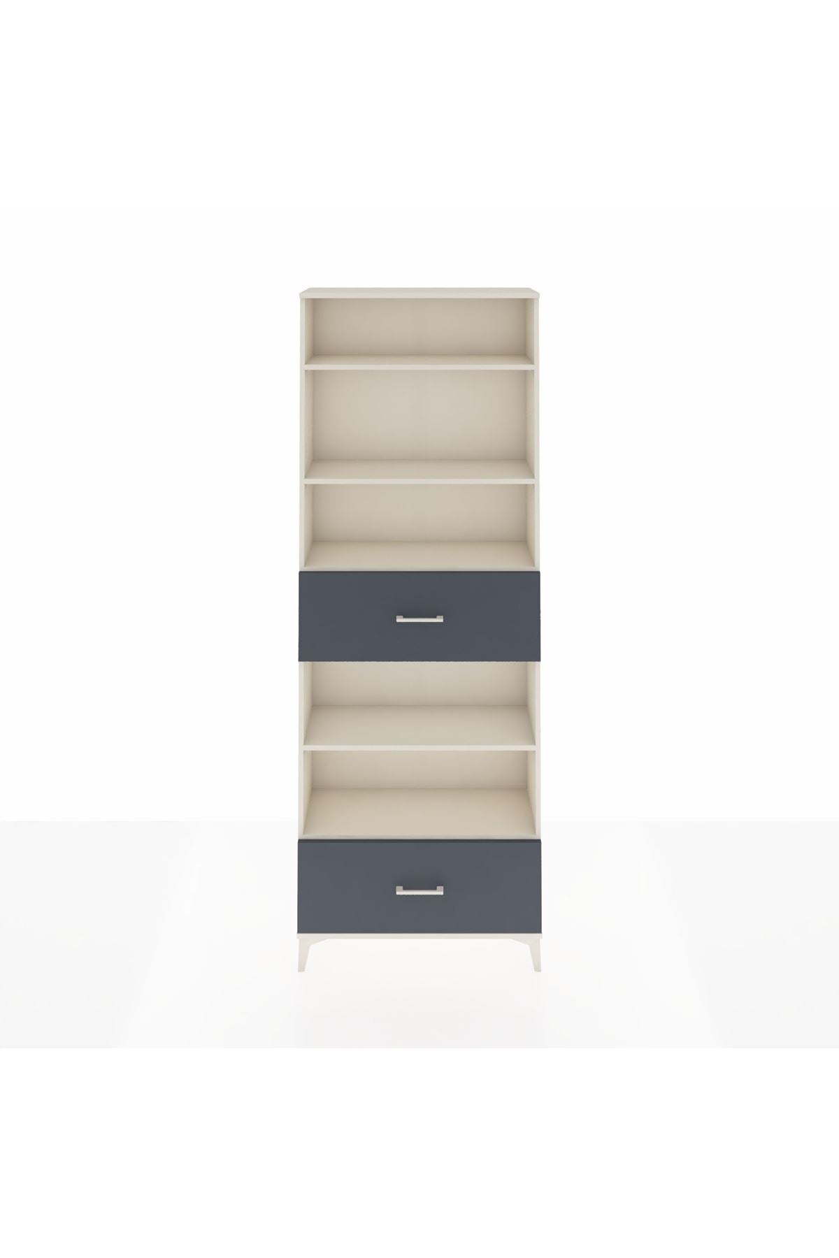 Arges Dolap 5 Raflı 2 Çekmeceli 88x30x243 - S33M166V2A