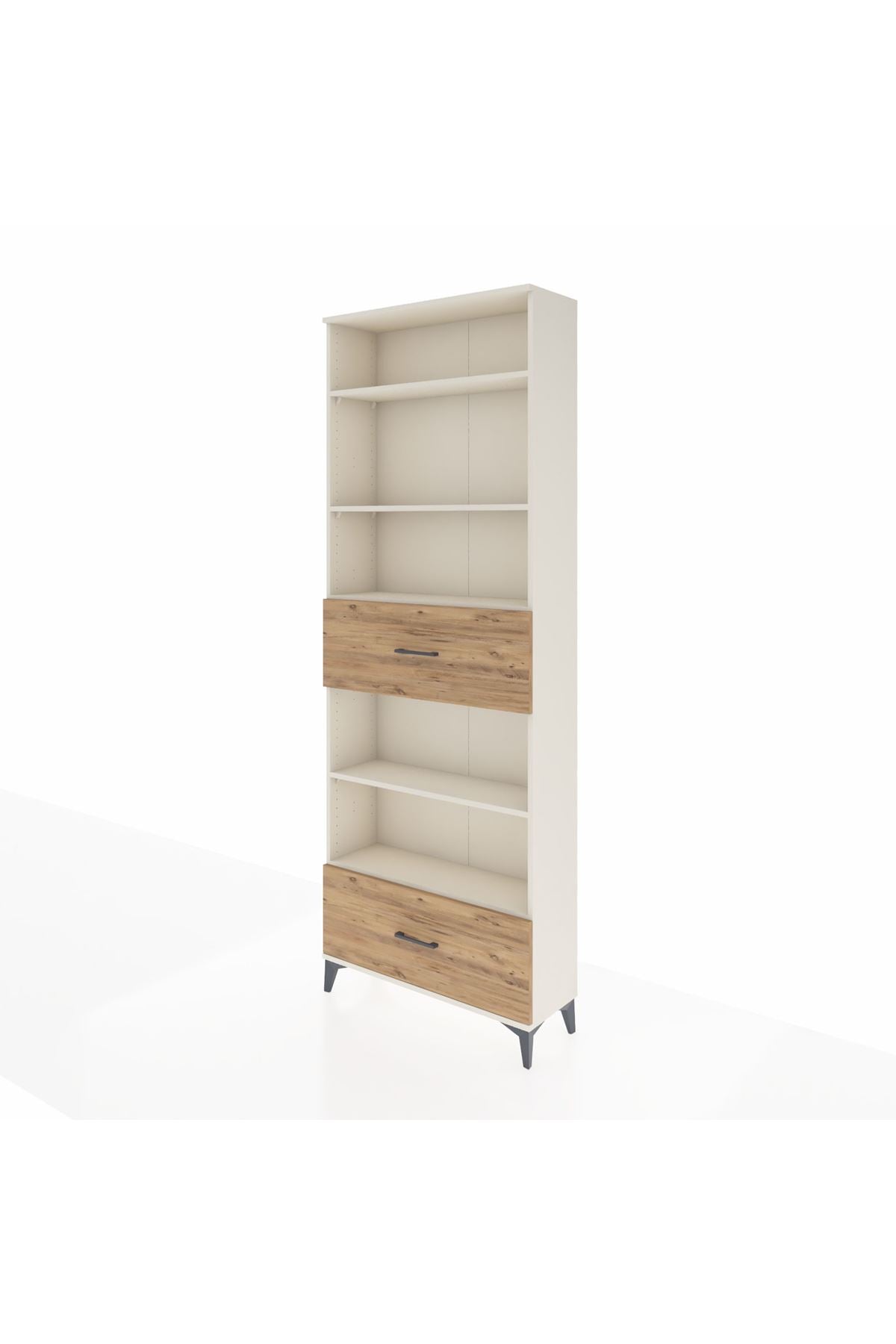 Arges Dolap 5 Raflı 2 Çekmeceli 88x30x243 - S33M166V3A