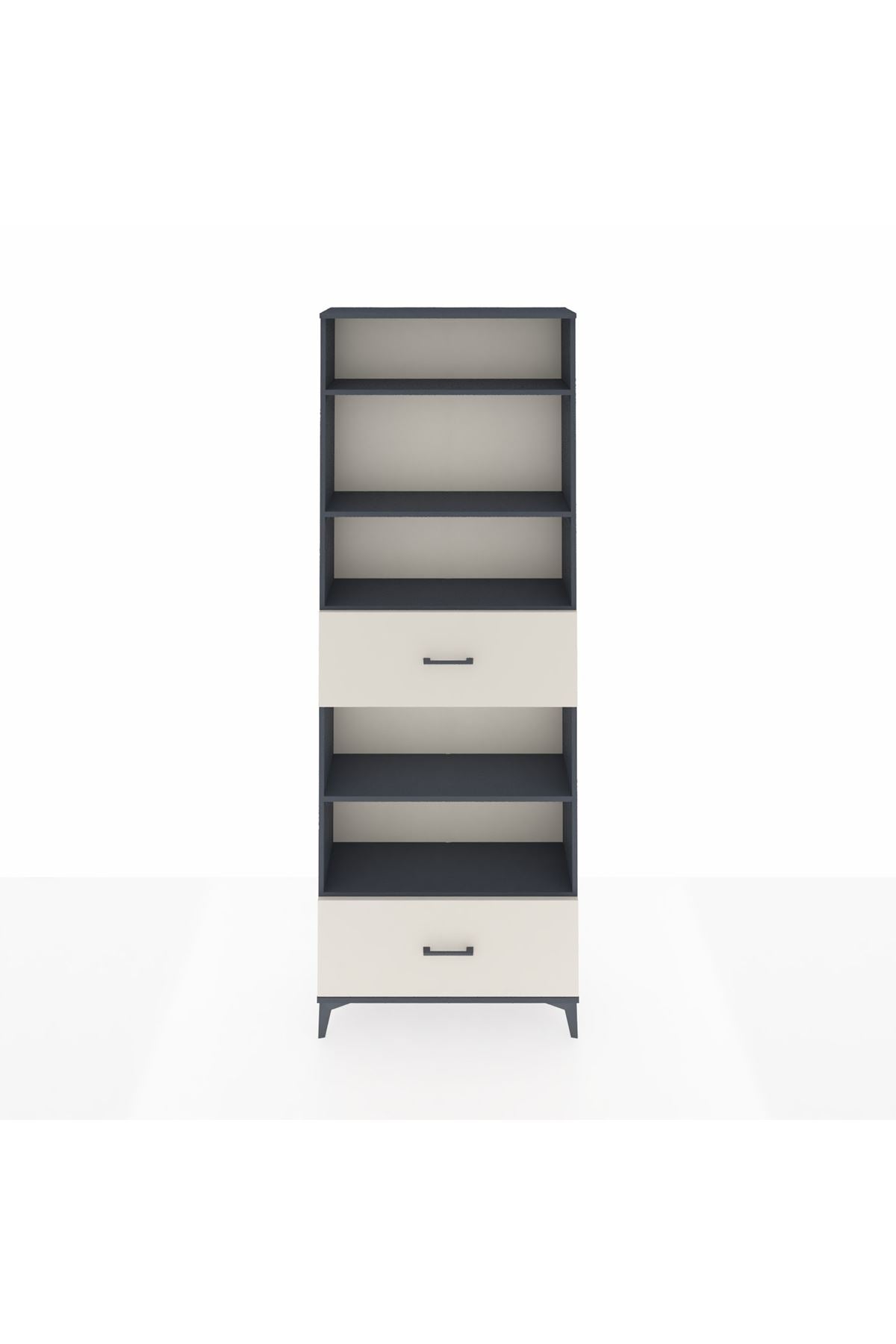Arges Dolap 5 Raflı 2 Çekmeceli 88x30x243 - S33M166V4A