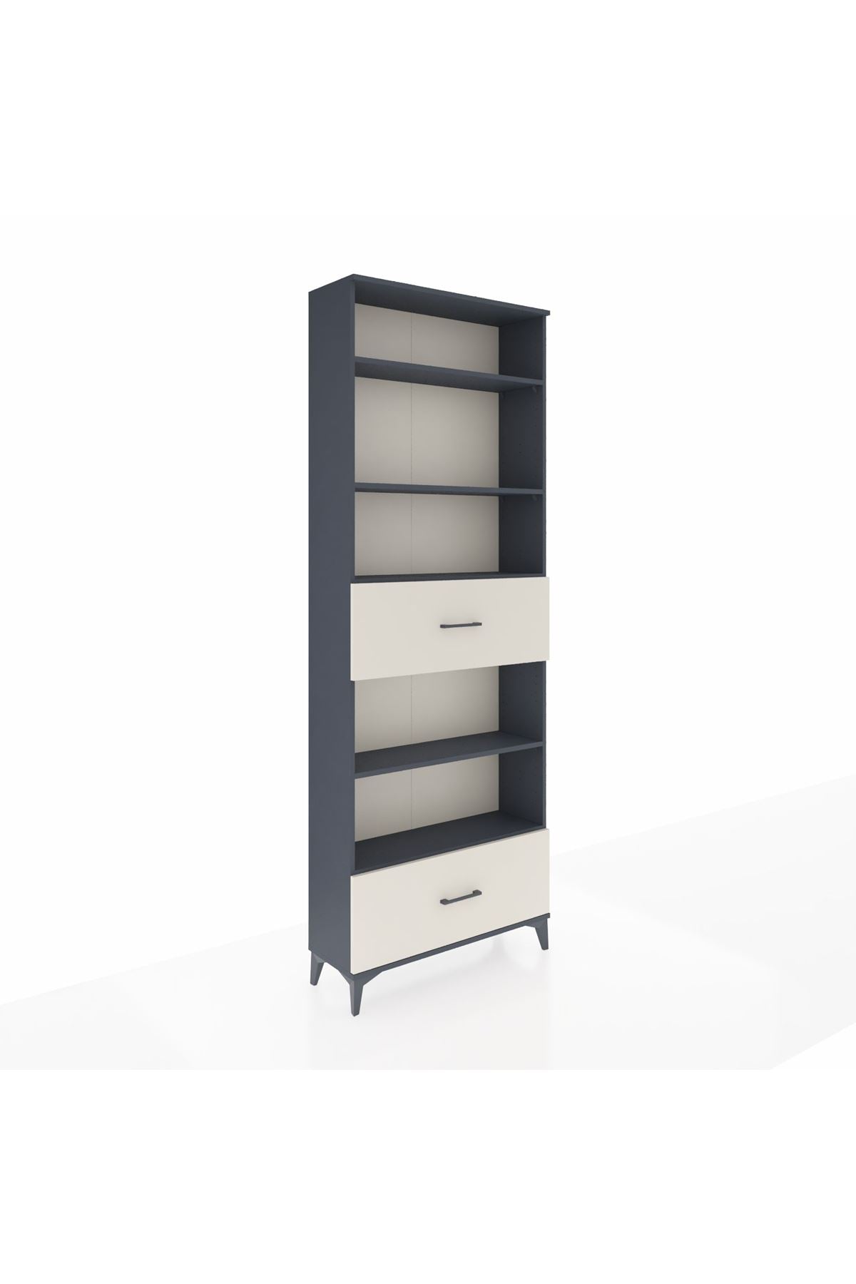 Arges Dolap 5 Raflı 2 Çekmeceli 88x30x243 - S33M166V4A