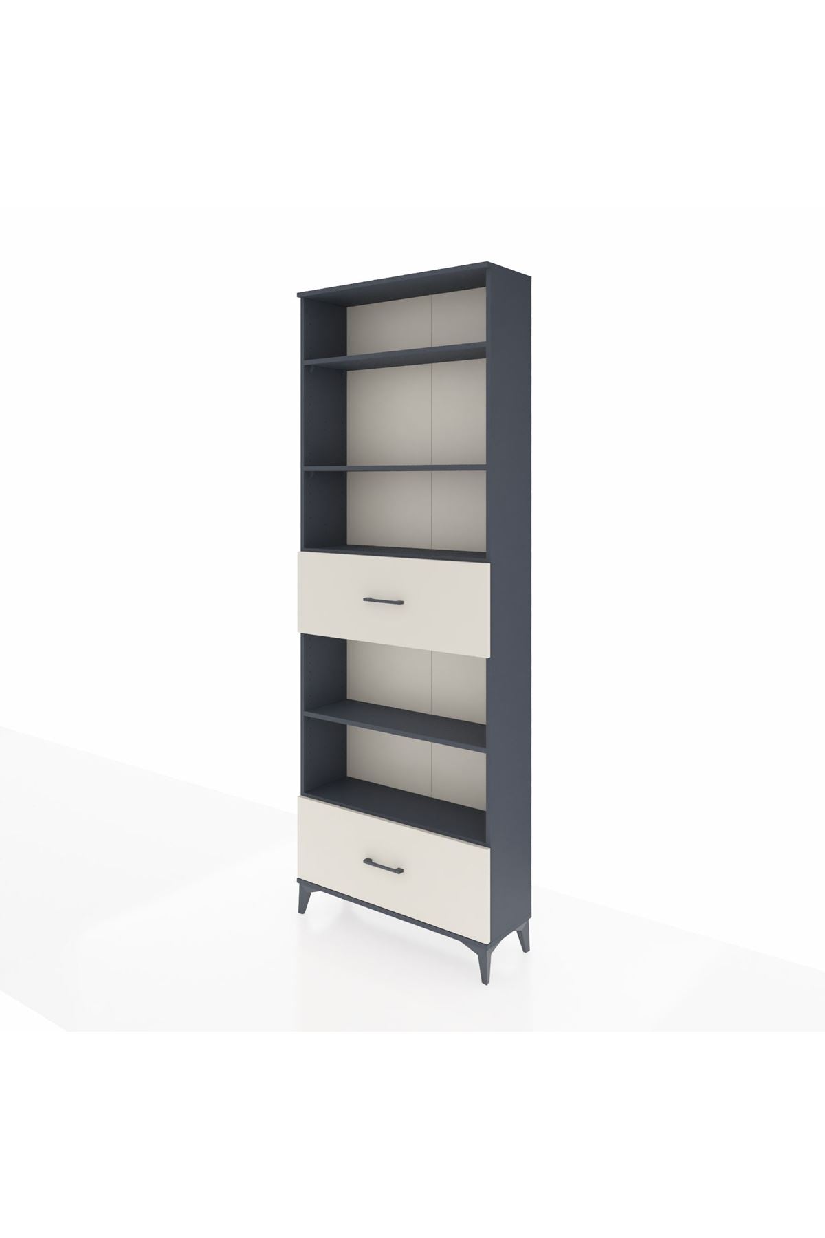 Arges Dolap 5 Raflı 2 Çekmeceli 88x30x243 - S33M166V4A