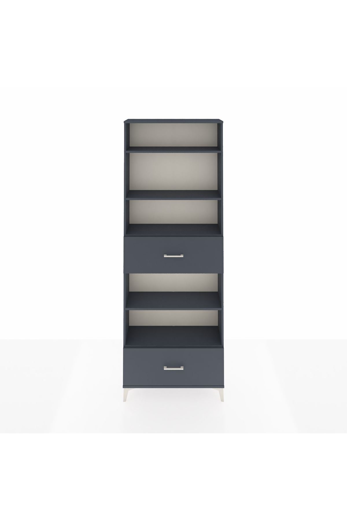 Arges Dolap 5 Raflı 2 Çekmeceli 88x30x243 - S33M166V5A