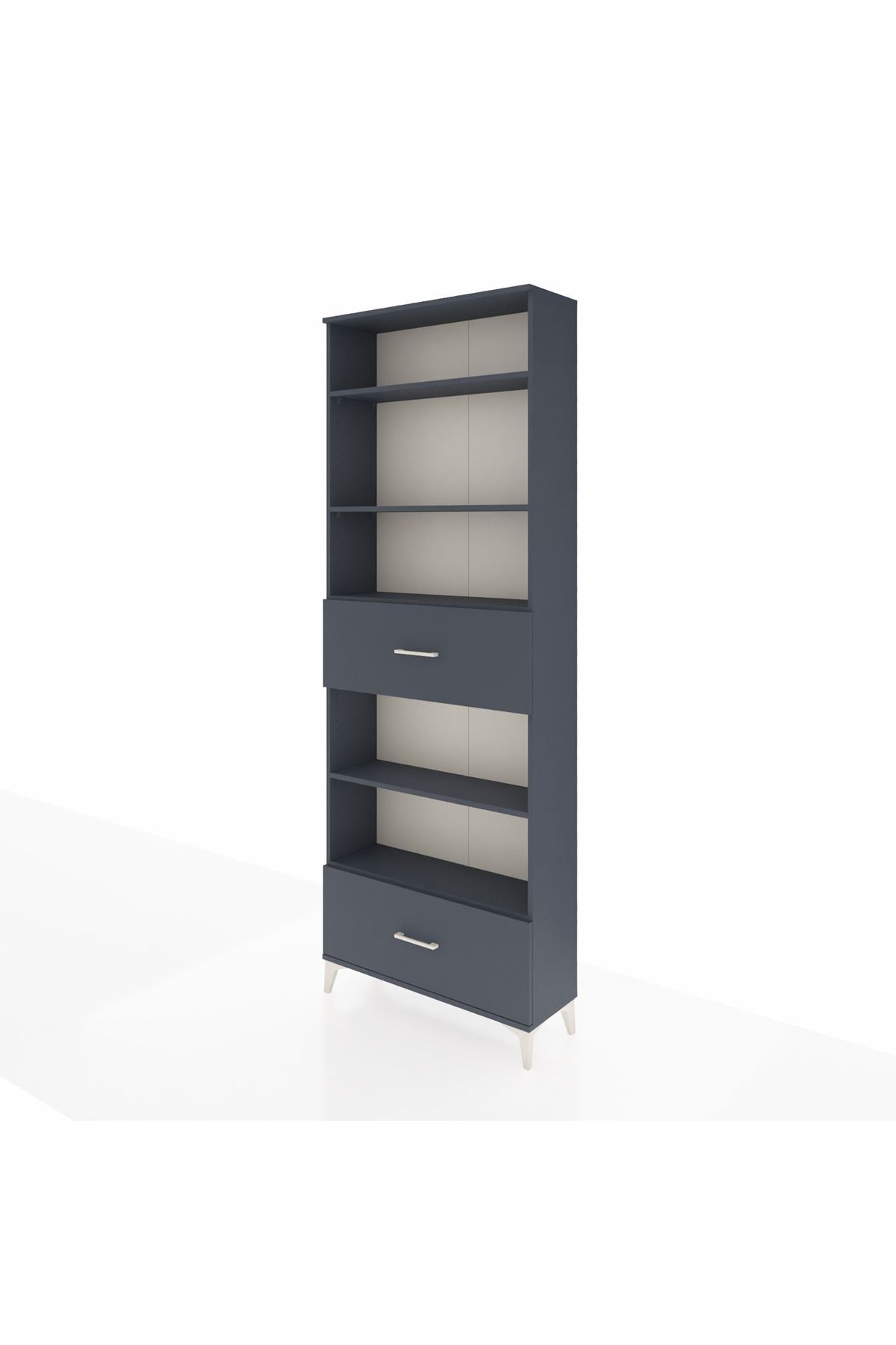 Arges Dolap 5 Raflı 2 Çekmeceli 88x30x243 - S33M166V5A