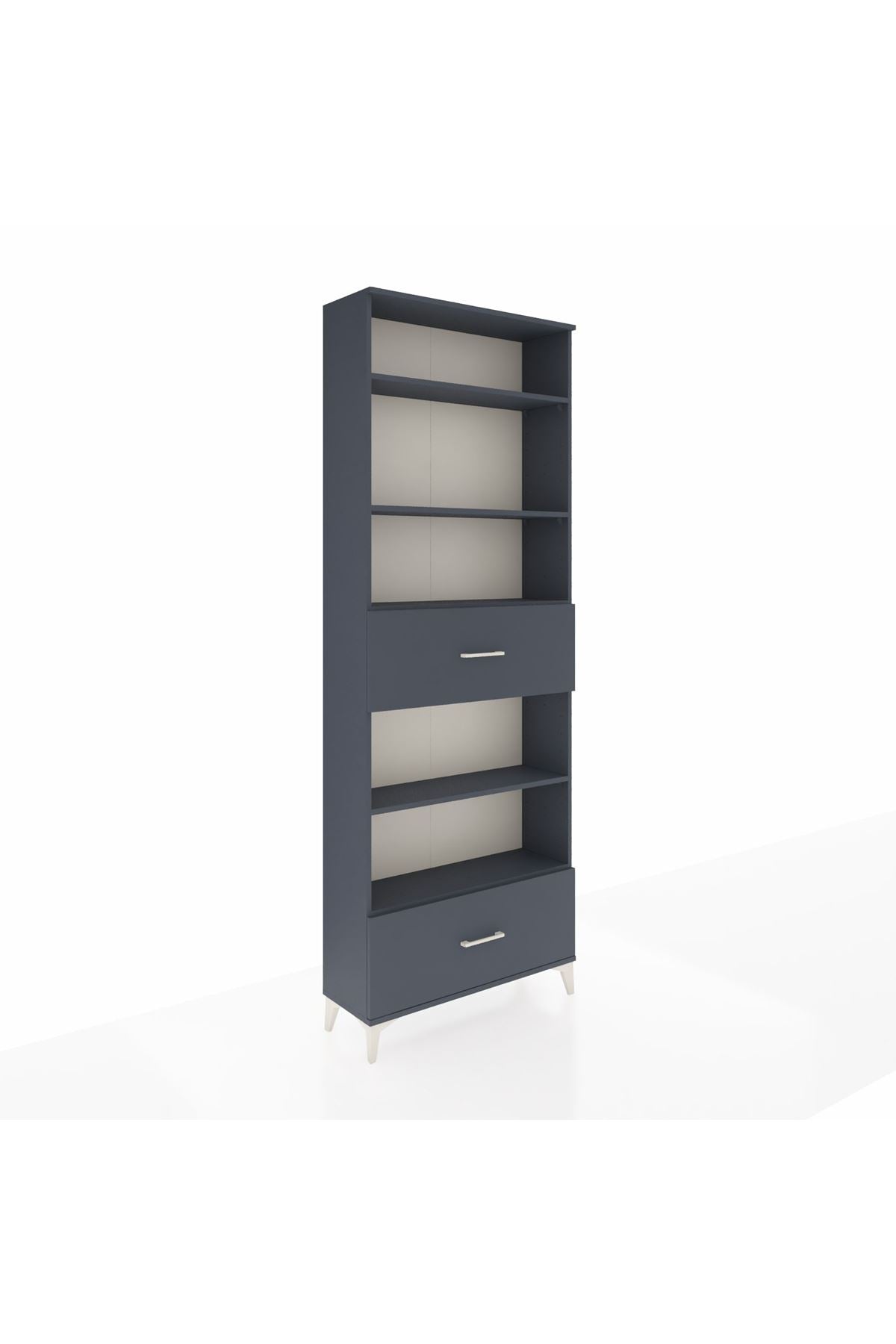 Arges Dolap 5 Raflı 2 Çekmeceli 88x30x243 - S33M166V5A