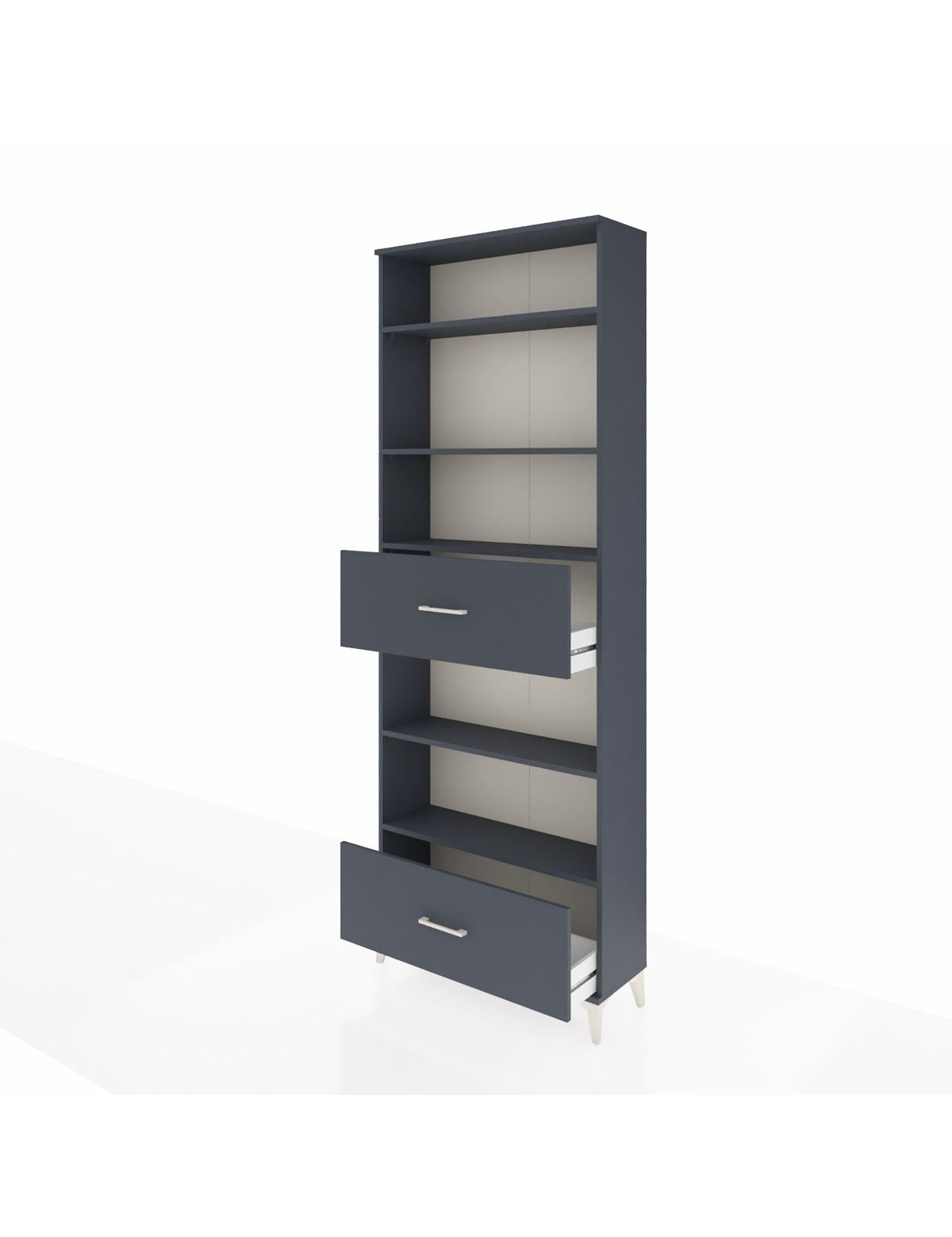 Arges Dolap 5 Raflı 2 Çekmeceli 88x30x243 - S33M166V5A