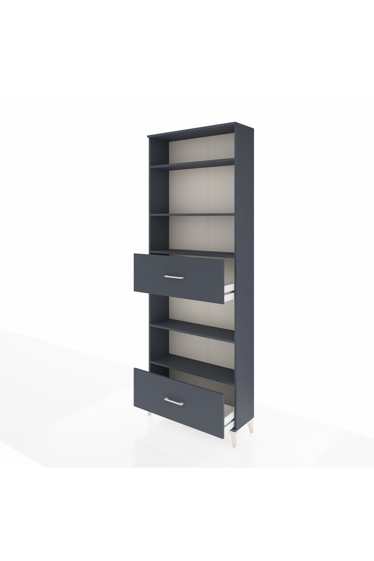 Arges Dolap 5 Raflı 2 Çekmeceli 88x30x243 - S33M166V5A