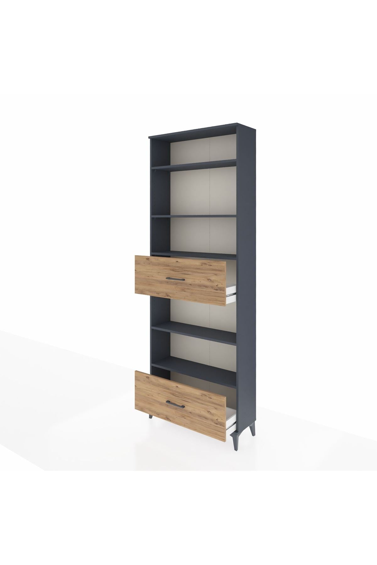 Arges Dolap 5 Raflı 2 Çekmeceli 88x30x243 - S33M166V6A
