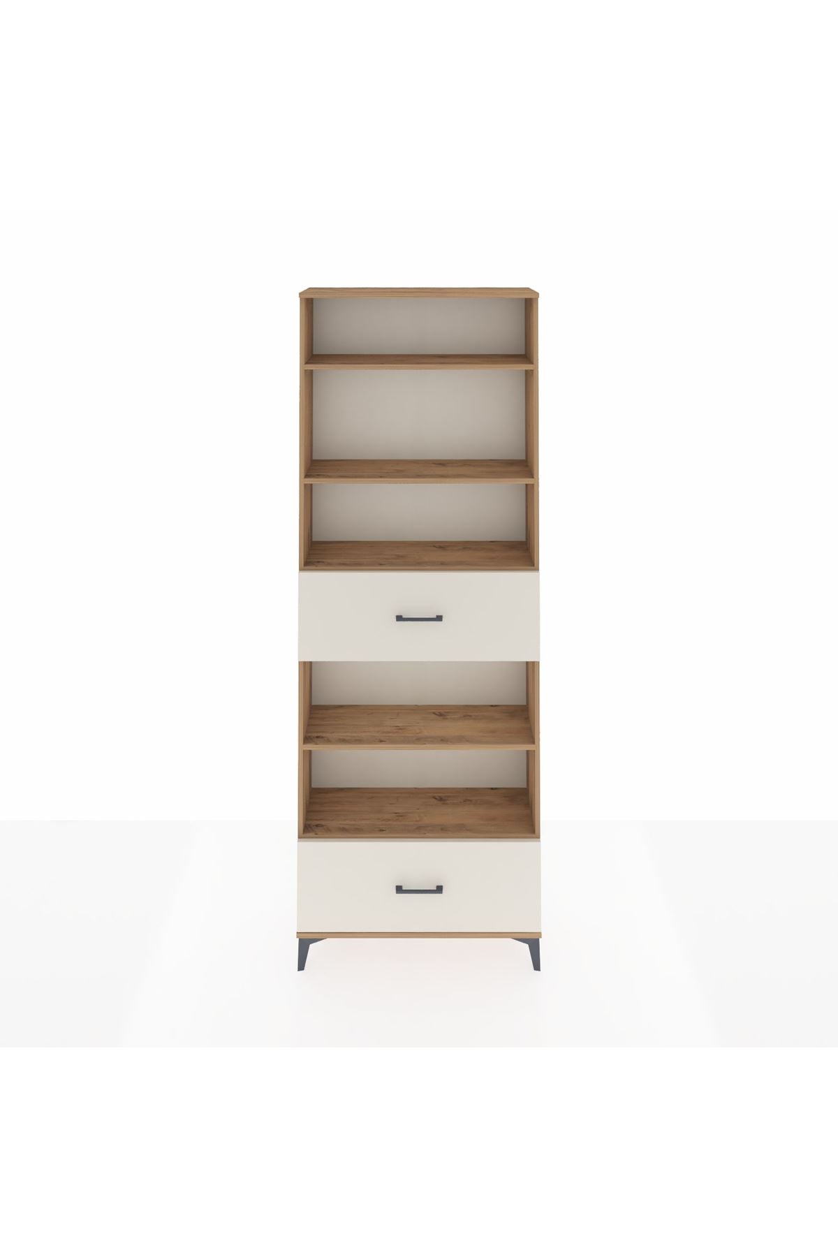 Arges Dolap 5 Raflı 2 Çekmeceli 88x30x243 - S33M166V7A