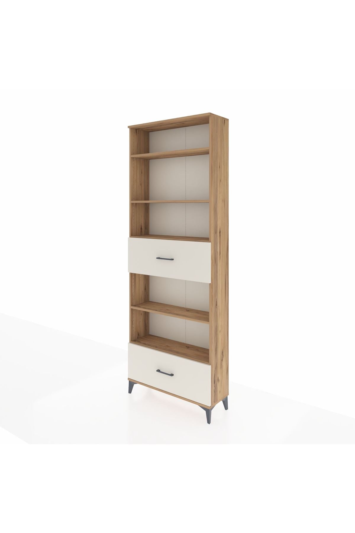 Arges Dolap 5 Raflı 2 Çekmeceli 88x30x243 - S33M166V7A