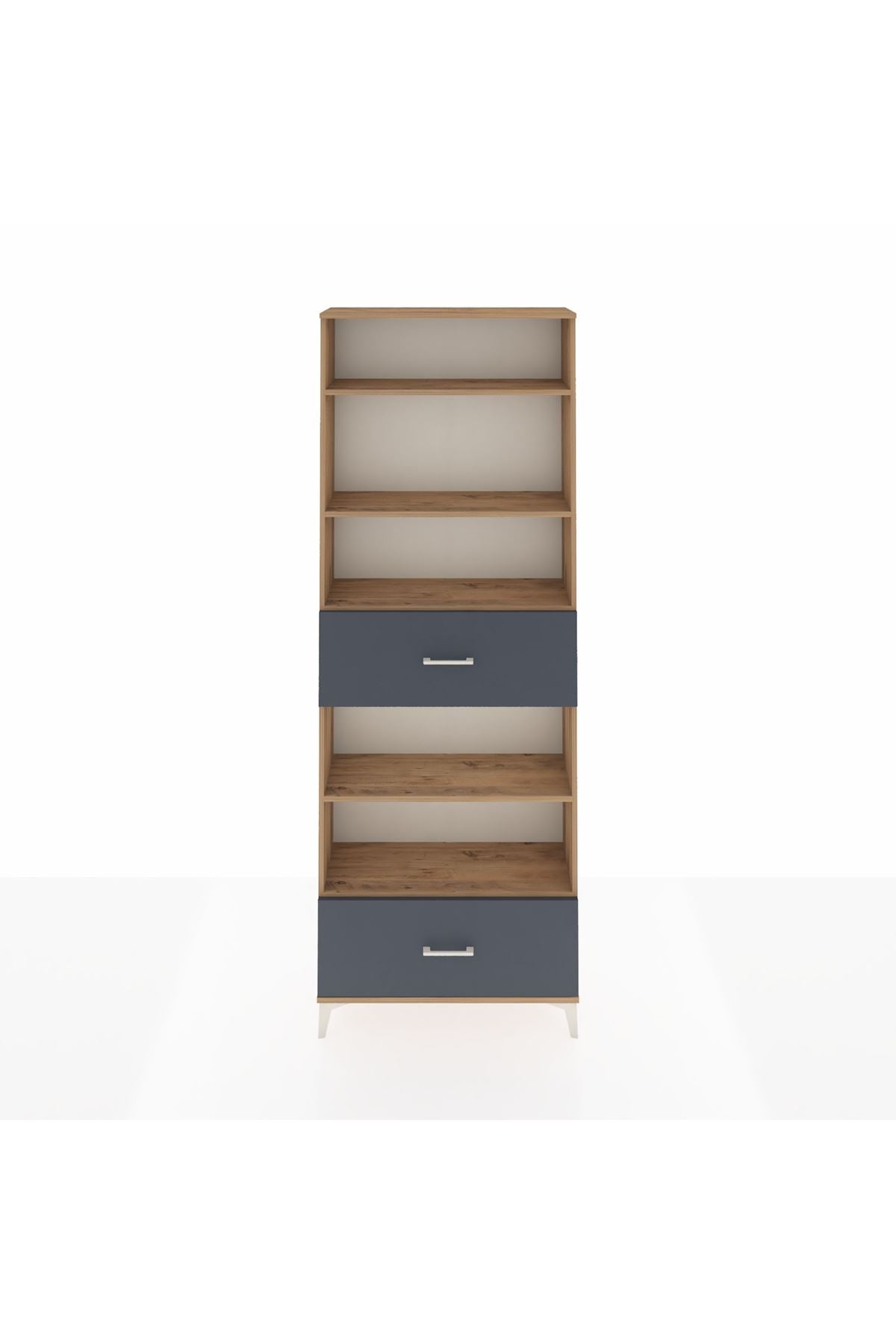 Arges Dolap 5 Raflı 2 Çekmeceli 88x30x243 - S33M166V8A
